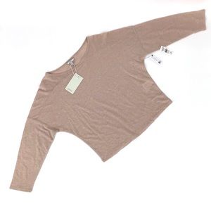 Joie Darlina 100% Linen Long Sleeve T-Shirt, Small